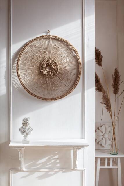 Macrame Mandala Wall Hanging - Handmade Jute Ornament - image 1