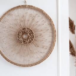 Macrame Mandala Wall Hanging - Handmade Jute Ornament - thumbnail 3
