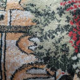Lumbar Pillow Pair Turkish Rug Pillows, Bohemian Decor - 27x14In - thumbnail 4