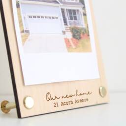 Housewarming Picture Frame, Polaroid Photo 5Th Wedding Anniversary Gift - thumbnail 3