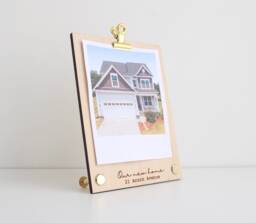 Housewarming Picture Frame, Polaroid Photo 5Th Wedding Anniversary Gift