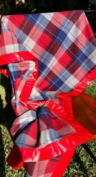Satin Bordered Fleece Baby Blanket - thumbnail 2