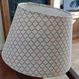Linen Rust Tapered Lampshade - thumbnail 3