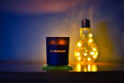 Personalised Scented Soy Candle, Laser Engraved Message, Thank You Gift