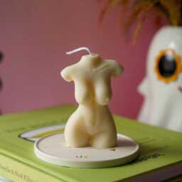 xl Female Torso Soy Wax Candle 15cm Nordic Home Decor - thumbnail 4