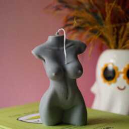 xl Female Torso Soy Wax Candle 15cm Nordic Home Decor - thumbnail 3