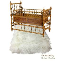 White Rectangle Shag Rug - Sheepskin Luxury Faux Fur Shaggy Soft Room Size Handmade Designer Rugs Accents Usa