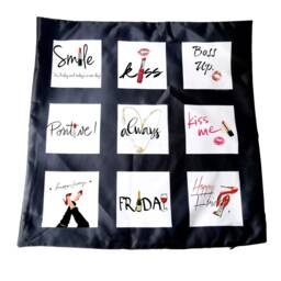 Sublimation Cushion 9 Panel Photo Cushion Cover, 40cm X 40cm, Blank, Craft Wholesale, 100% Polyester - thumbnail 2