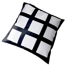 Sublimation Cushion 9 Panel Photo Cushion Cover, 40cm X 40cm, Blank, Craft Wholesale, 100% Polyester - thumbnail 1