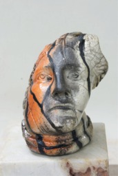 Ceramic Figurine Sculpture Stoneware Raku Greek Art Deco New Modern