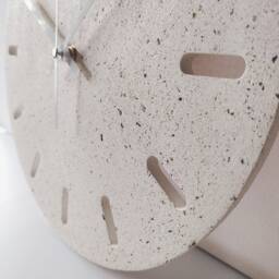 Terrazzo Concrete Wall Clock, Modern Home Decor, Silent Clock - thumbnail 3