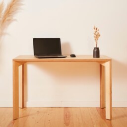 Wooden Desk To Work From Home, Birch Plywood Furniture, Modern Study, European Wood Home Office Desk, Computer Kitchen Table - thumbnail 3