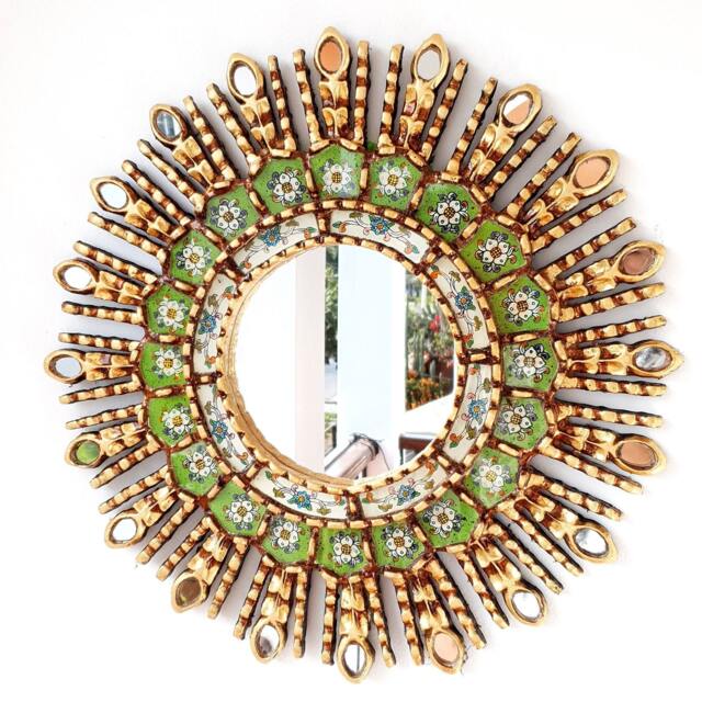 "Peruvian Mirrors - ""Ojo Verde Limon 45cm" - image 1