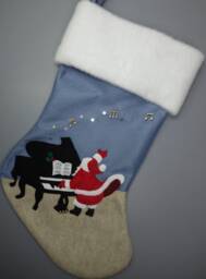 "Piano Christmas Stocking""Santa's Concert" - thumbnail 1