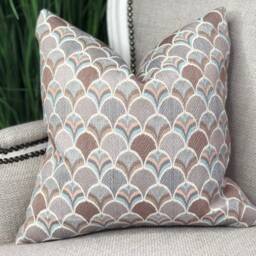Sale - Art Deco Cushion Cover - Art Deco Pillow Decor Patterned 16 X 40cm - thumbnail 3