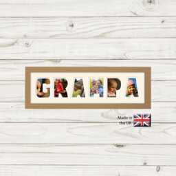 Grampa Photo Frame Word Name Special Gift Father's Day - 1268 By Photos in A Word - thumbnail 1
