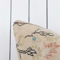 Handmade Kilim Pillow Cover Vintage Turkish - 16x24 - thumbnail 2