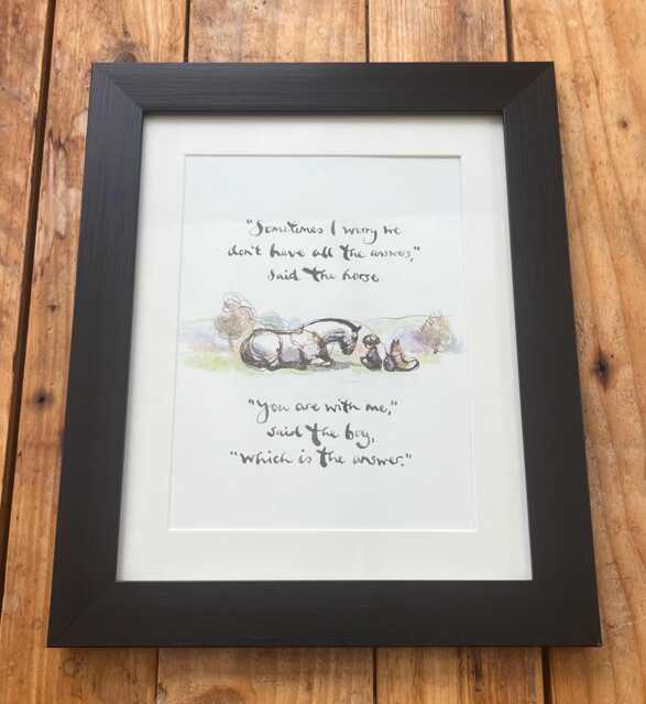Framed Print From Always Remember - The Boy Mole Fox, Horse & The Storm By Charlie Mackesy