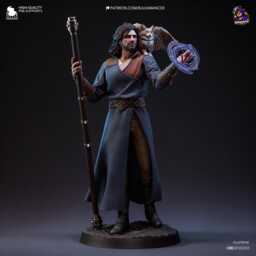 Gale - Bg3 3D Printed Figure 18 Scale - thumbnail 2