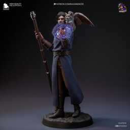 Gale - Bg3 3D Printed Figure 18 Scale - thumbnail 3
