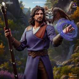 Gale - Bg3 3D Printed Figure 18 Scale - thumbnail 1