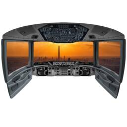 Vwaq Airplane Pilot Cockpit Wall Mural - City Window Decal - Cp17 - thumbnail 2