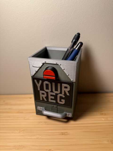 Land Rover Series 1 Inspired Personalised Rear Quarter Pen Pot - image 1