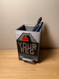 Land Rover Series 1 Inspired Personalised Rear Quarter Pen Pot - thumbnail 1