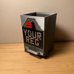 Land Rover Series 1 Inspired Personalised Rear Quarter Pen Pot - thumbnail 2