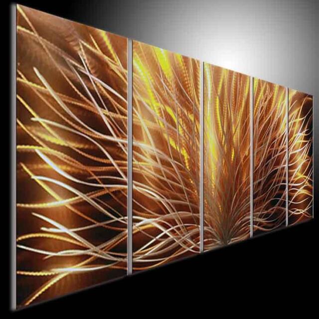 Large Abstract Metal Wall Art, Modern Sculpture, Indoor Outdoor Decor - image 1