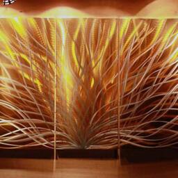 Large Abstract Metal Wall Art, Modern Sculpture, Indoor Outdoor Decor - thumbnail 2