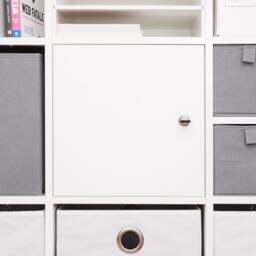 Lockable Kallax Door For Ikea Shelving & Expedit/With Or Without Shelf White Keyed Alike - thumbnail 2