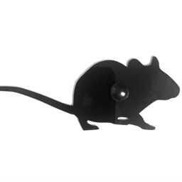 Mouse Wall Art Home Decor Plaque Sign in Black Acrylic Indoor Or Outdoor Gift - thumbnail 3