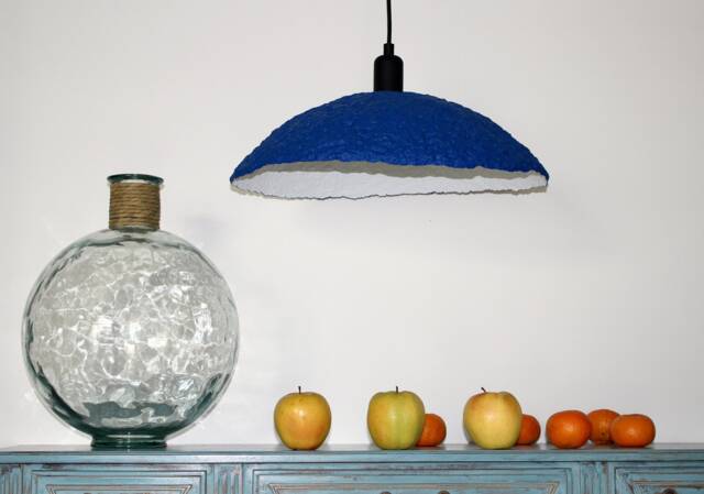 Paper Mache Lamp Kiran - image 1