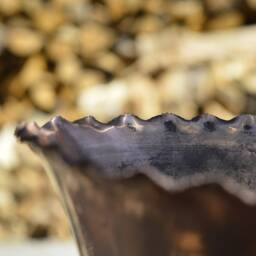 Artisan Crafted Copper Flowerpot - Elegant Handmade Vessel - thumbnail 2