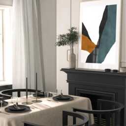 Abstract Wall Art Prints, Art, Set Of 3 Neutral Home Decor, Livingroom A2 A1 50x70cm - thumbnail 3