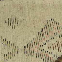 White Hand Knotted Moroccan Rug Authentic Berber Wool Azilal Rug - thumbnail 4