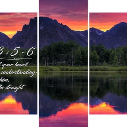 Proverbs 35-6 #35 Niv Trust in The Lord Bible Verse Canvas - Christian Scripture Religious Wall Art Home Decor Paintings - thumbnail 3