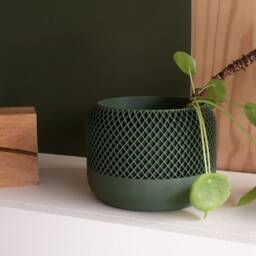 Indoor Wood Planter - Apple Green - thumbnail 4