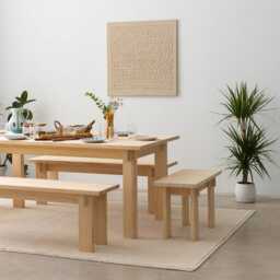 Solid Wood Dining Table, Handmade Furniture - Palafrugell - thumbnail 2