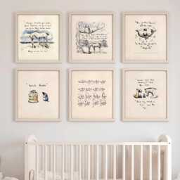 Framed Print Charlie Mackesy The Boy, Mole, Fox & Horse - Perfect For Nursery/Kids Rooms, Newborn Baby High Quality Art Poster - thumbnail 1