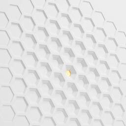 Minimalist Honeycomb Wall Sculpture, Wall Art, Paper Layered Artwork, Organic D??cor - thumbnail 1