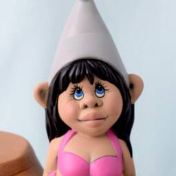 Gnome - Lake House Decor Beach Tropical Bathing Suit Girl Flip Flop Gonk - thumbnail 2