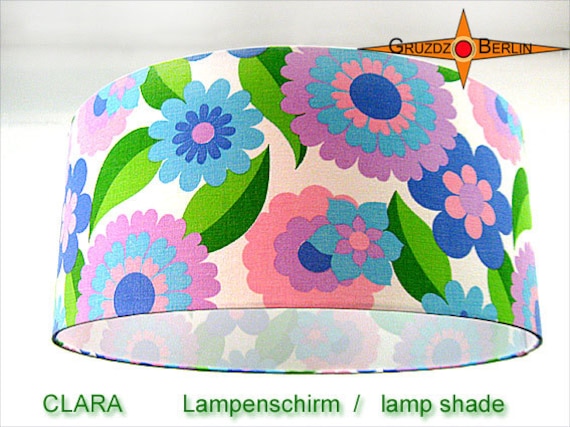 Vintage Lampshade Clara ??45 cm Prilblumen Retrodesign 70S Lamp - image 1