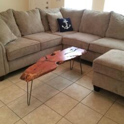 Solid Mesquite Coffee Table Or Bench - thumbnail 3