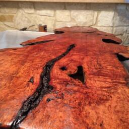 Solid Mesquite Coffee Table Or Bench - thumbnail 2
