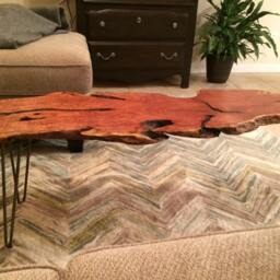 Solid Mesquite Coffee Table Or Bench - thumbnail 4