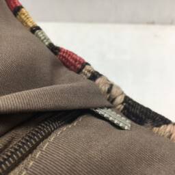 Vintage Kilim Pillow Cover, Handwoven Turkish Cushion, 16x16 - thumbnail 4