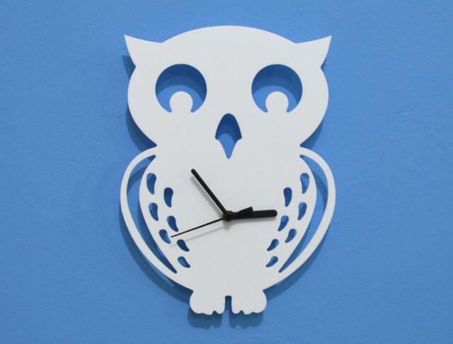 Owl Kids Cartoon Silhouette - Wall Clock - image 1