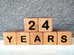 Wooden Age Blocks, Baby Months Kids Nursery Decor, Blocks For Photo Session, Wooden Toy, Eco Fiendly - thumbnail 1